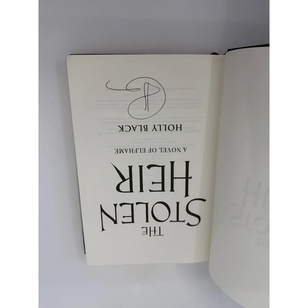 LitJoy The Stolen Heir & The Wicked King Signed Special Edition Holly Black new